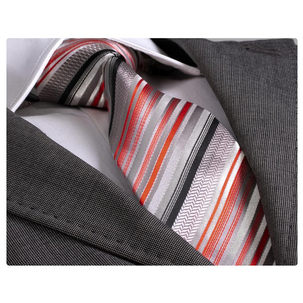 Amedeo Exclusive Men's Fashion Multi Colored Silk Neck Tie Gift Box - Amedeo Exclusive