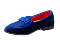 Premium Blue Loafers for men designer slip on casual / dress shoes – Luxury Leather