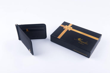 Leather Wallets Black2 -AMLW-0003 - Amedeo Exclusive
