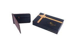 Brown Genuine leather wallet for men – Slim Luxury Purse