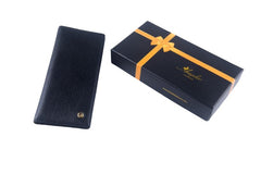 Black Genuine leather wallet for men – Long Size Slim Luxury Purse