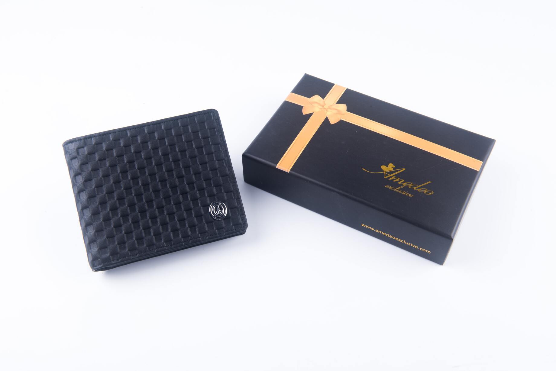 Leather Wallets Black4 -AMLW-0008 - Amedeo Exclusive